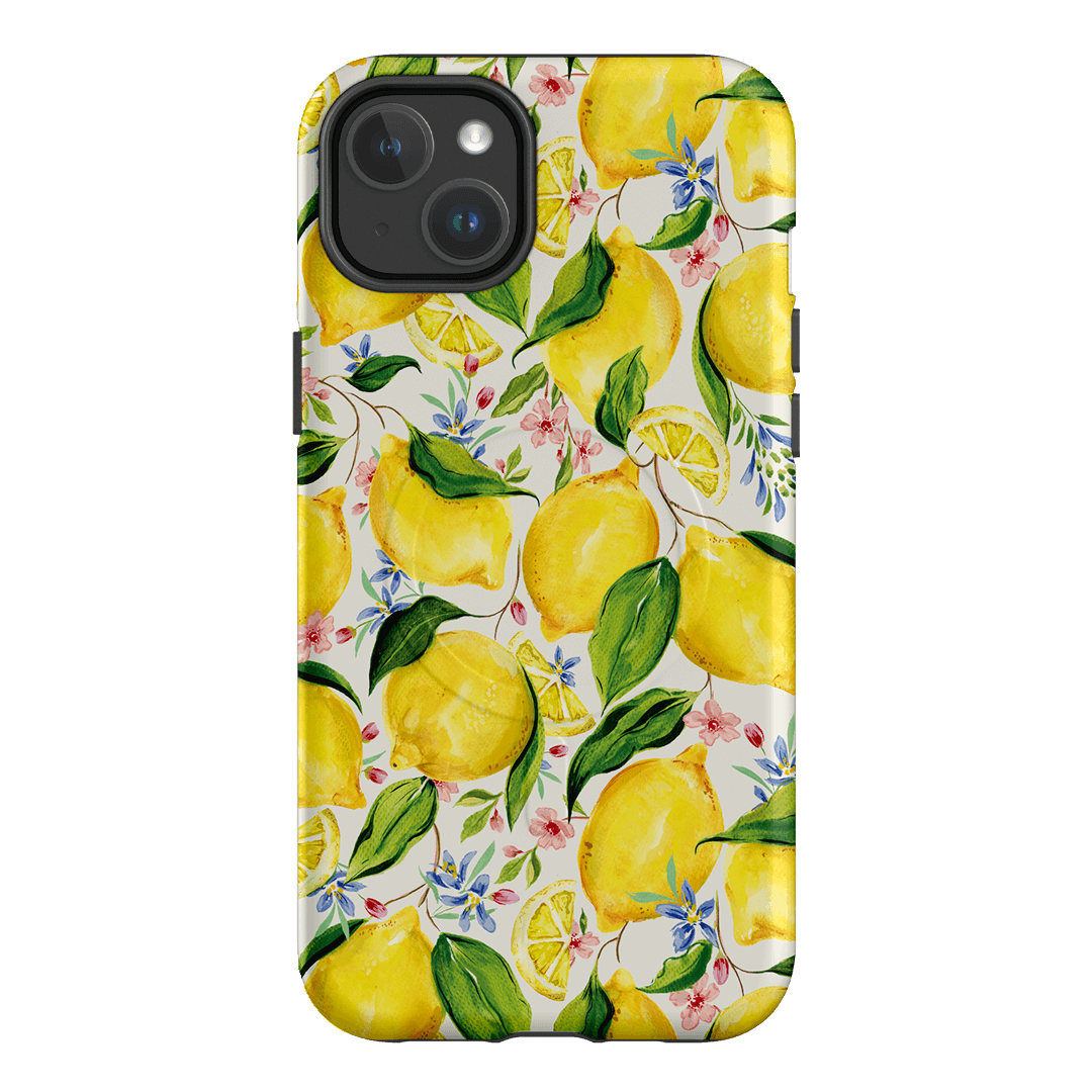 Citrus Lemon Printed Phone Cases iPhone 14 Plus / Armoured MagSafe by Ellie Mae - The Dairy