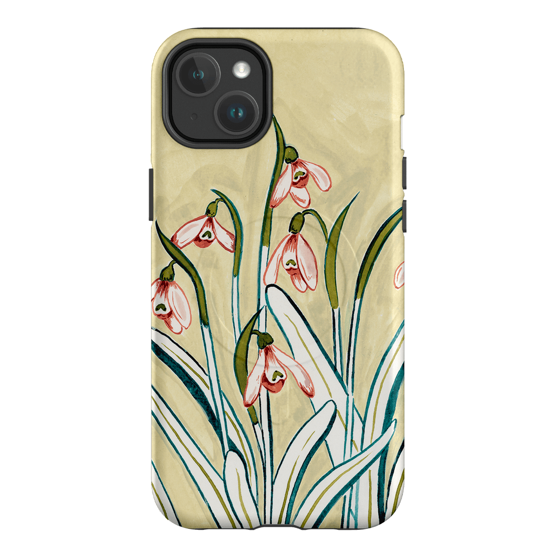 Snowdrop Printed Phone Cases iPhone 14 Plus / Armoured MagSafe by Ellie Mae - The Dairy