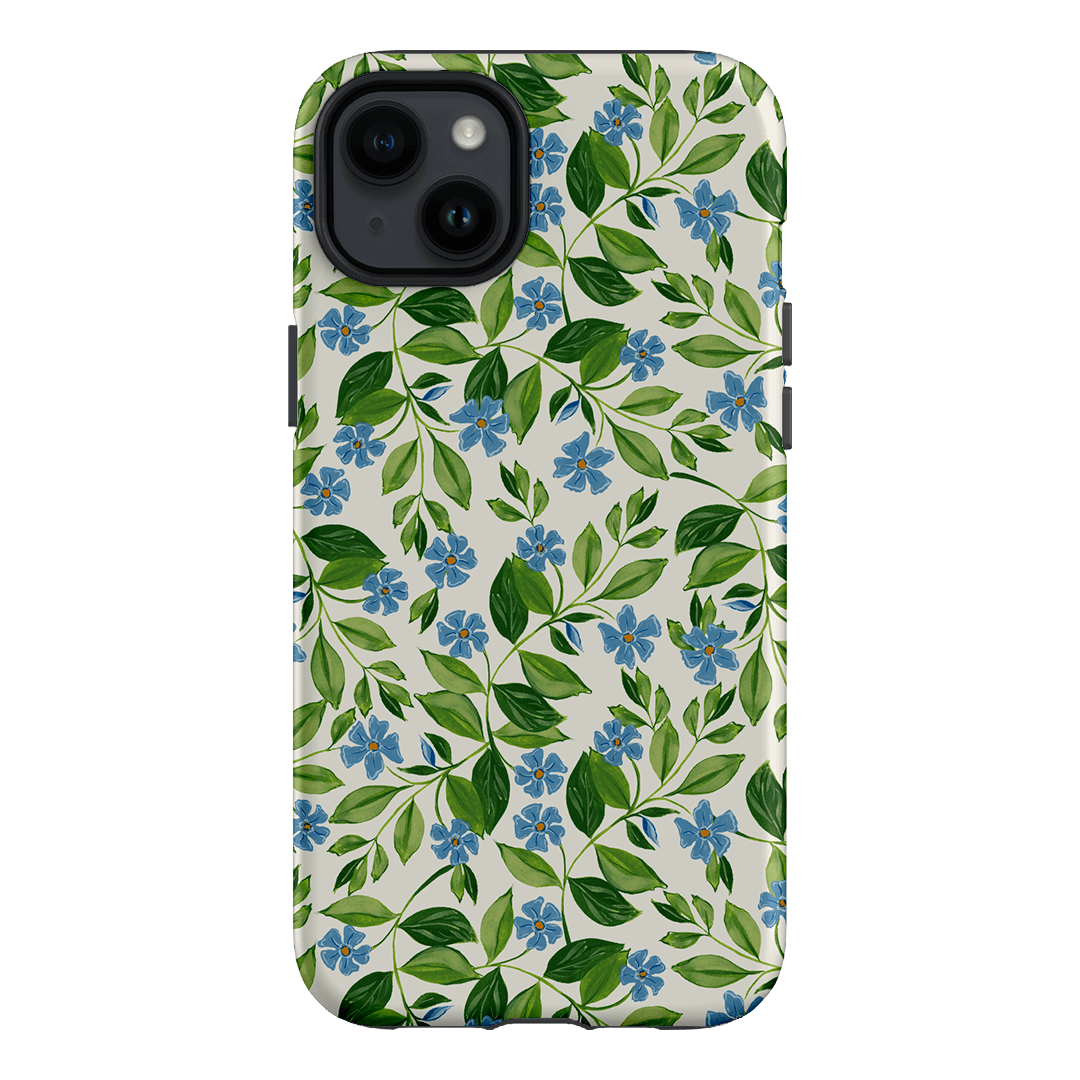 Blue Vines Printed Phone Cases iPhone 14 Plus / Armoured by Ellie Mae - The Dairy