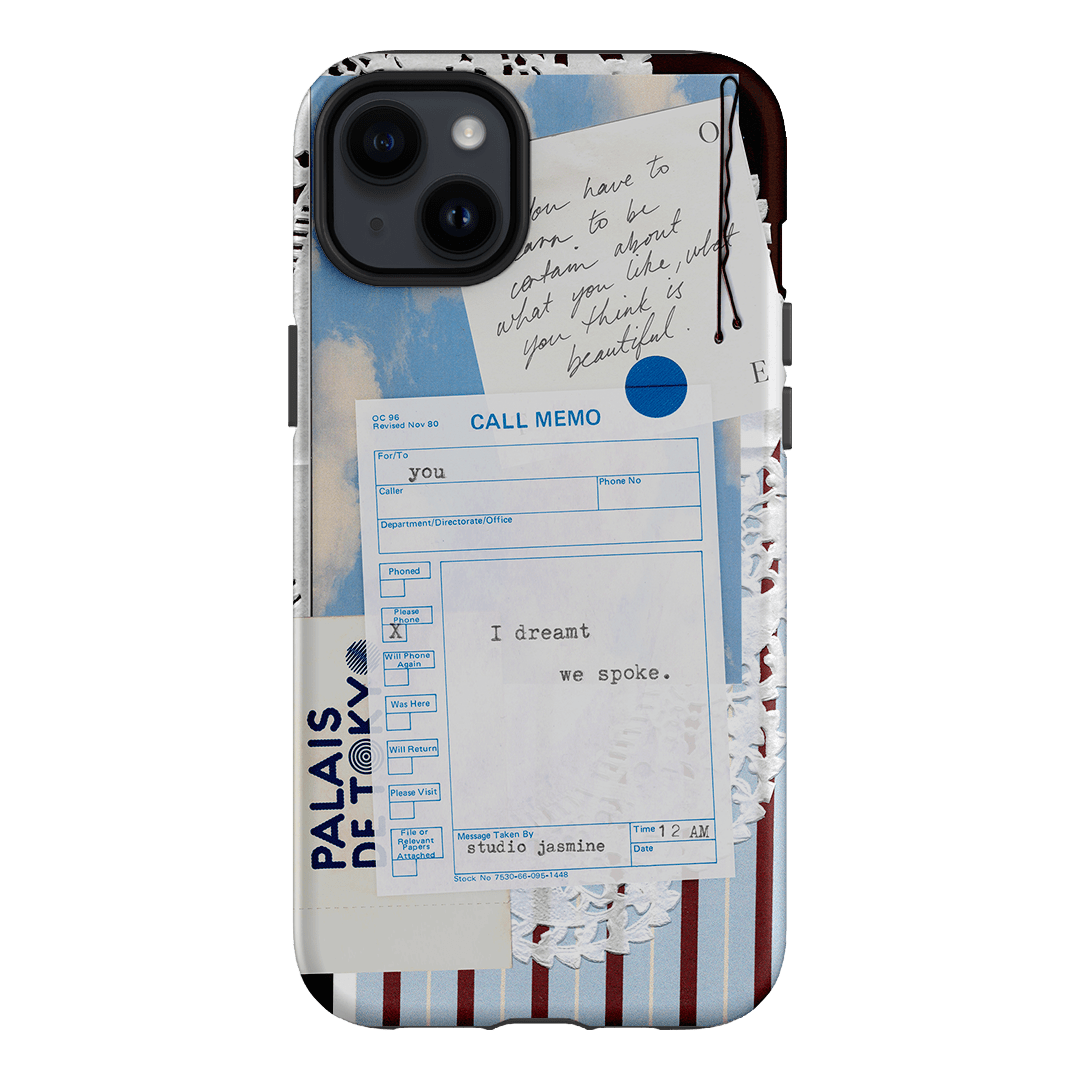 Call Memo Printed Phone Cases iPhone 14 Plus / Armoured by Jasmine Dowling - The Dairy