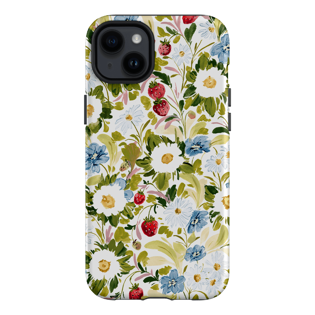 Garden Strawberries Printed Phone Cases iPhone 14 Plus / Armoured by Ellie Mae - The Dairy