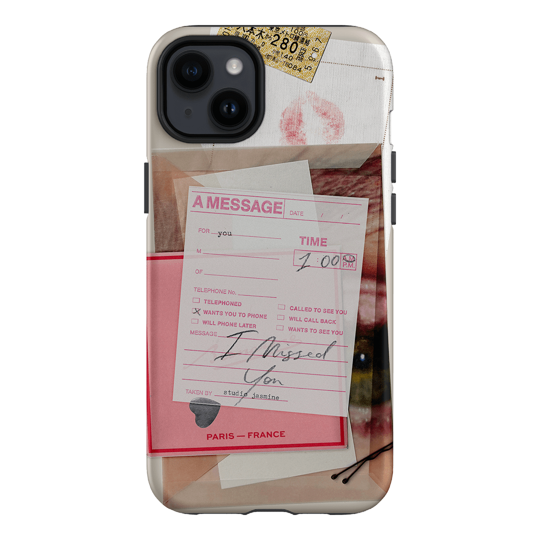 Missed Call Printed Phone Cases iPhone 14 Plus / Armoured by Jasmine Dowling - The Dairy