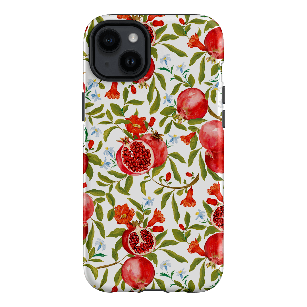 Pomegranate Printed Phone Cases iPhone 14 Plus / Armoured by Ellie Mae - The Dairy