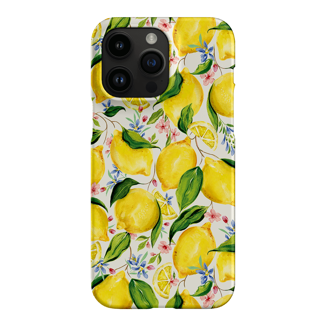 Citrus Lemon Printed Phone Cases iPhone 14 Pro Max / Snap by Ellie Mae - The Dairy
