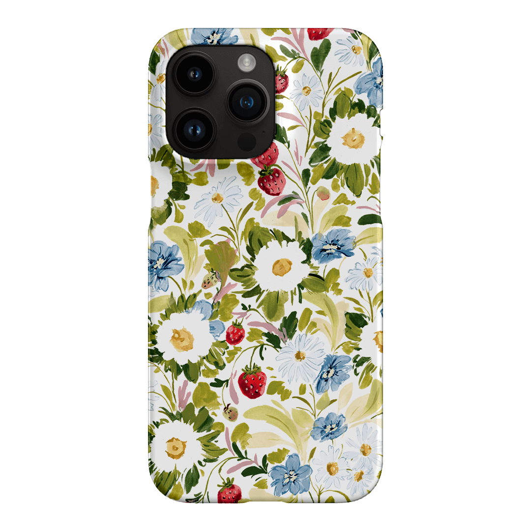 Garden Strawberries Printed Phone Cases iPhone 14 Pro Max / Snap by Ellie Mae - The Dairy
