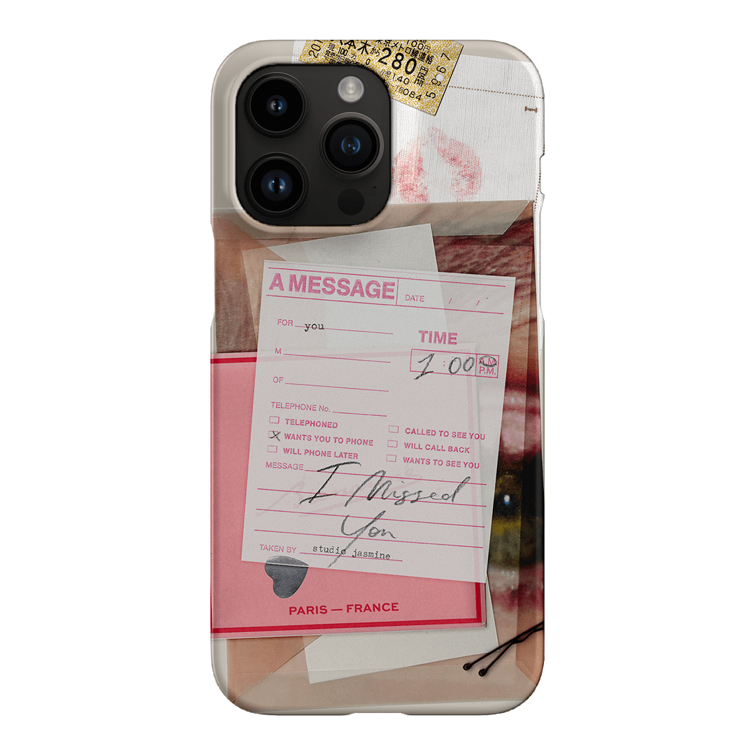 Missed Call Printed Phone Cases iPhone 14 Pro Max / Snap by Jasmine Dowling - The Dairy