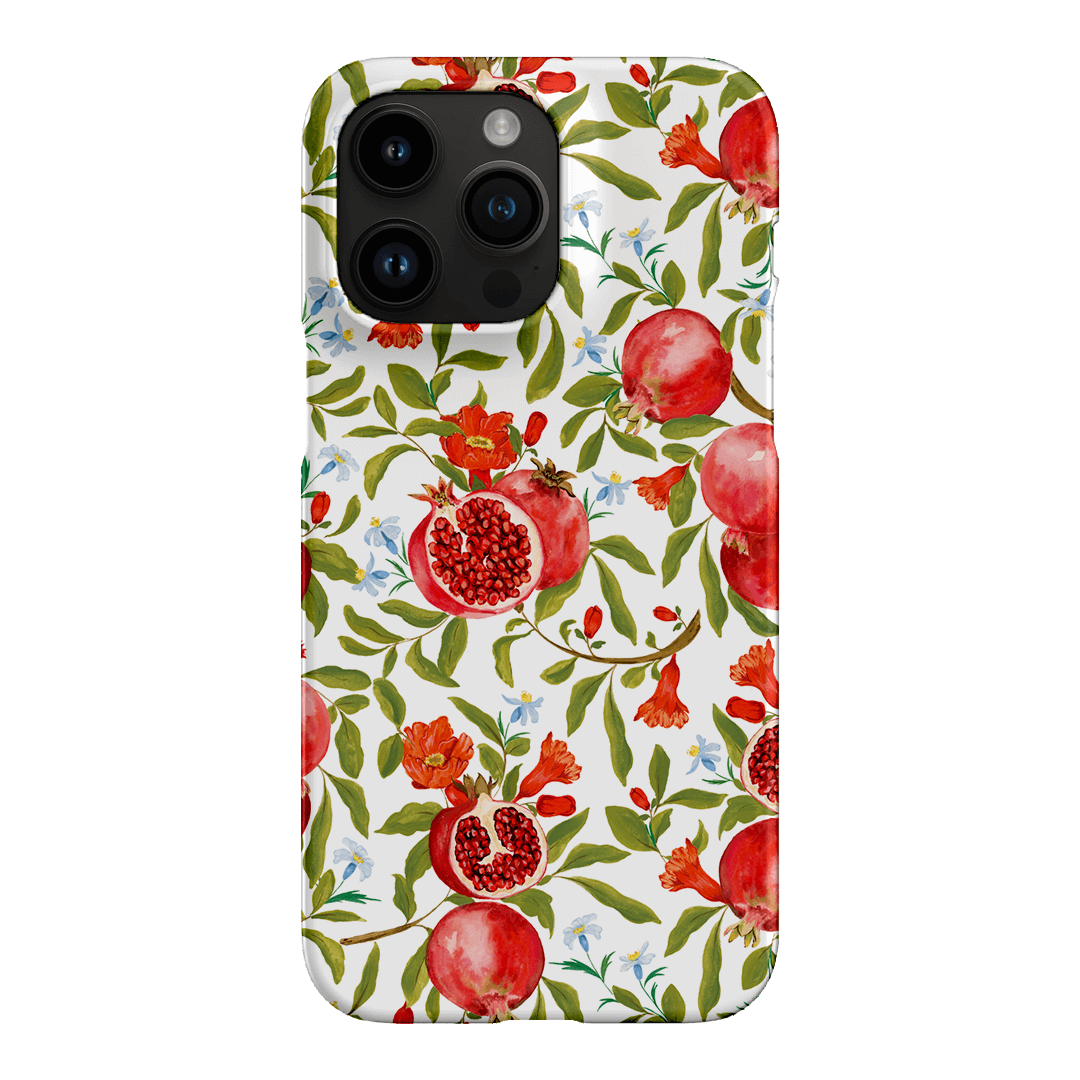 Pomegranate Printed Phone Cases iPhone 14 Pro Max / Snap by Ellie Mae - The Dairy