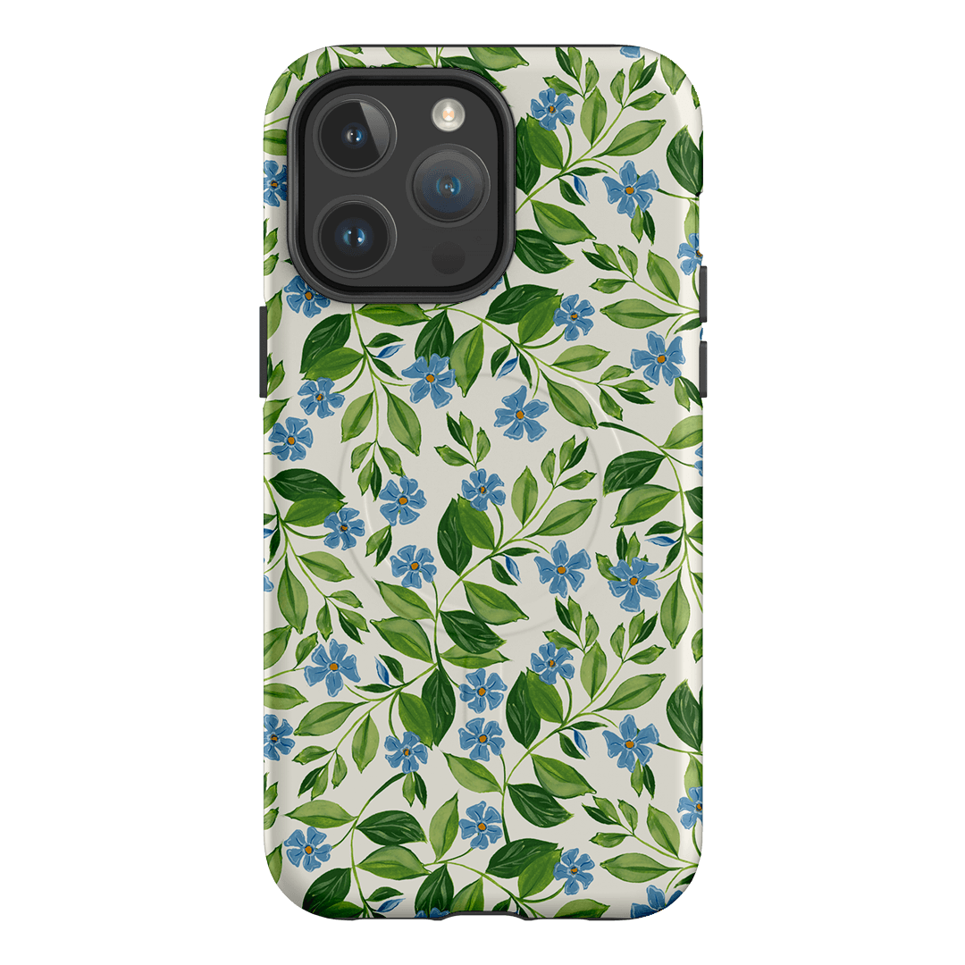 Blue Vines Printed Phone Cases iPhone 14 Pro Max / Armoured MagSafe by Ellie Mae - The Dairy
