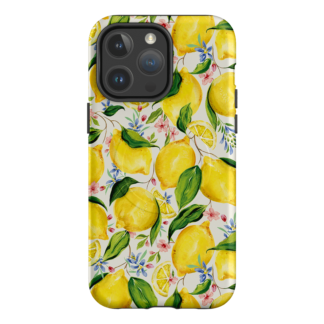 Citrus Lemon Printed Phone Cases iPhone 14 Pro Max / Armoured MagSafe by Ellie Mae - The Dairy