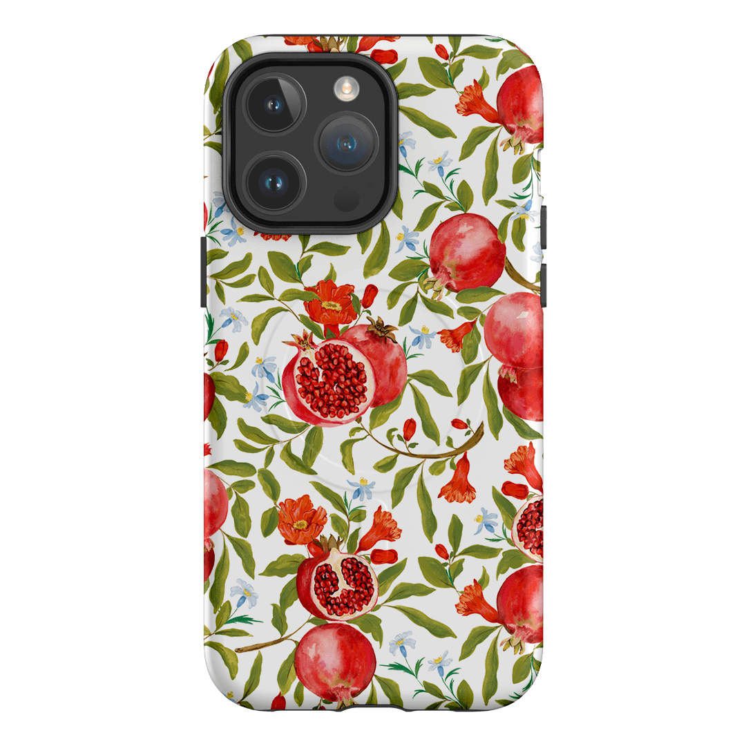 Pomegranate Printed Phone Cases iPhone 14 Pro Max / Armoured MagSafe by Ellie Mae - The Dairy