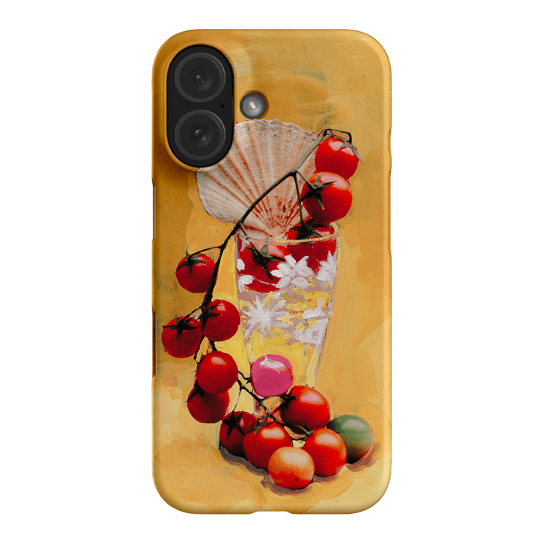 Cherry Tomatoes Printed Phone Cases iPhone 16 / Snap by Nicole Nelius - The Dairy