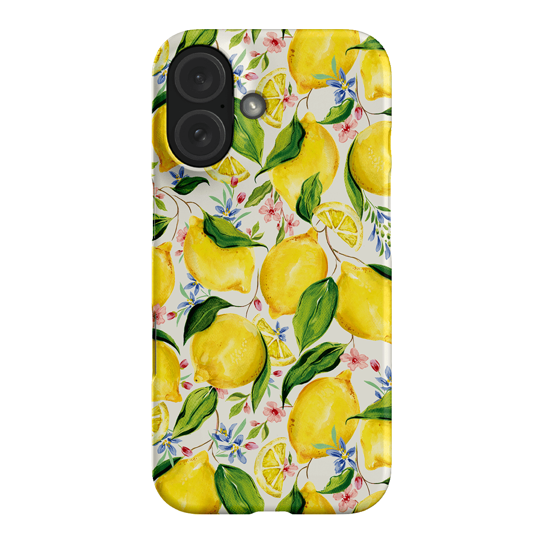 Citrus Lemon Printed Phone Cases iPhone 16 / Snap by Ellie Mae - The Dairy