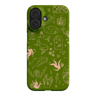 Easty Flash Green Printed Phone Cases iPhone 16 / Armoured by Easty Beasty - The Dairy
