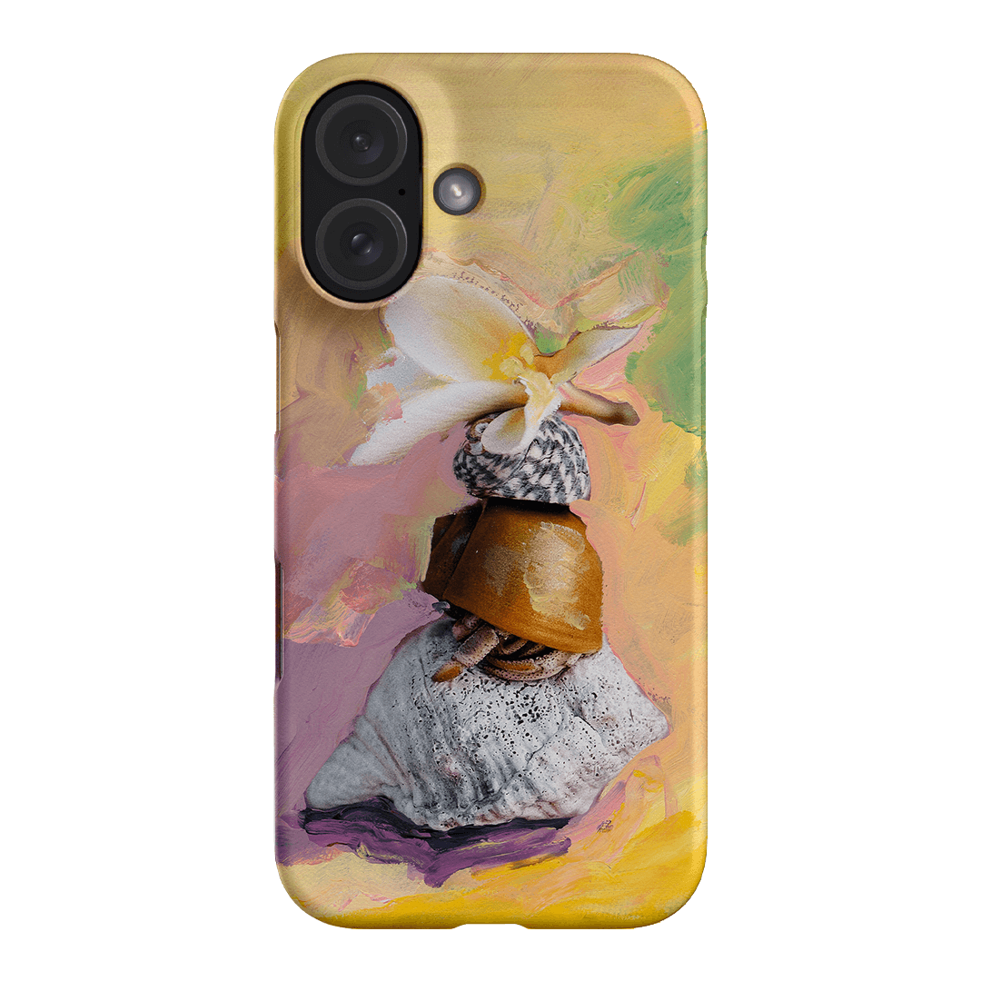 Frangipani Hermie Printed Phone Cases iPhone 16 / Snap by Nicole Nelius - The Dairy