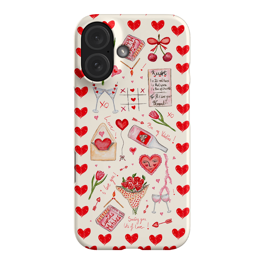 Love Note Printed Phone Cases iPhone 16 / Snap by BG. Studio - The Dairy