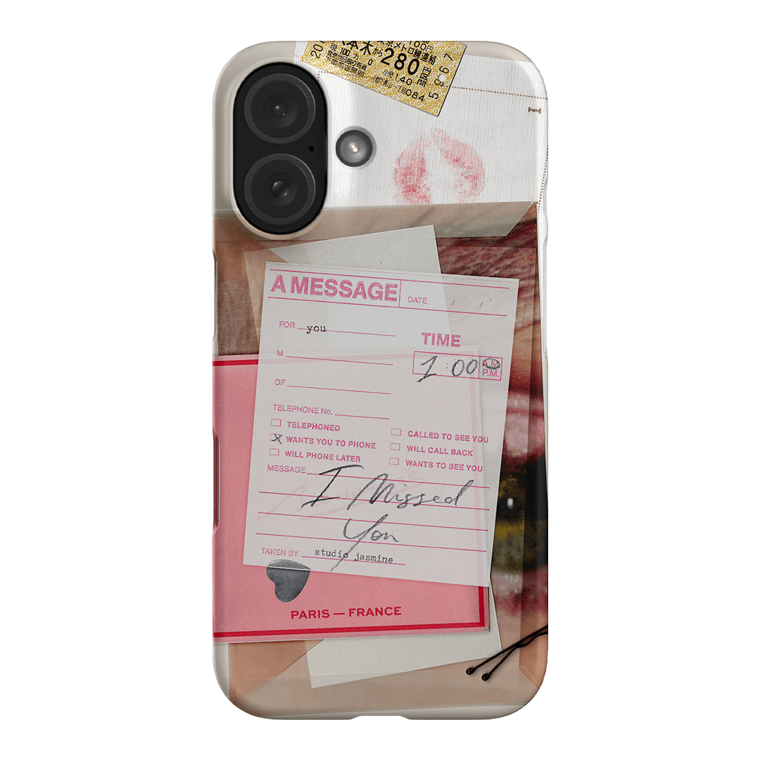 Missed Call Printed Phone Cases iPhone 16 / Snap by Jasmine Dowling - The Dairy