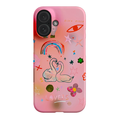 Pink Swan Printed Phone Cases iPhone 16 / Armoured by Kate Eliza - The Dairy