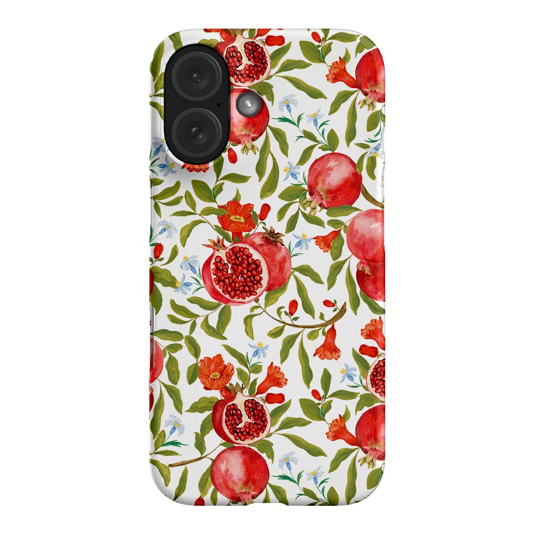 Pomegranate Printed Phone Cases iPhone 16 / Snap by Ellie Mae - The Dairy