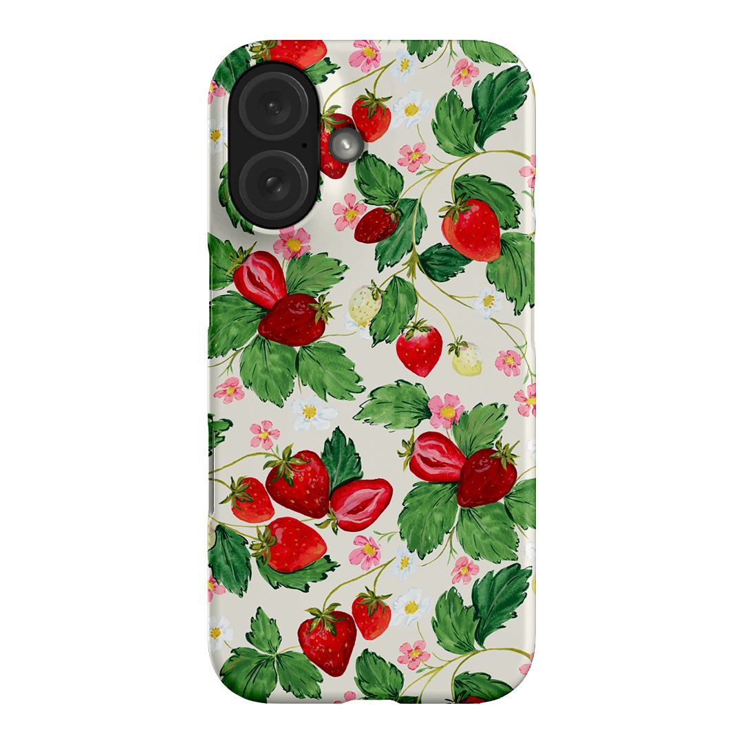 Strawberry Patch Printed Phone Cases iPhone 16 / Snap by Ellie Mae - The Dairy