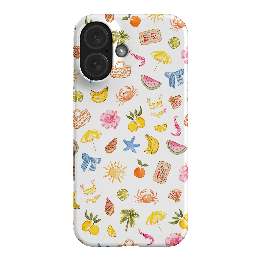 Summer Icons Printed Phone Cases iPhone 16 / Snap by Cass Deller - The Dairy