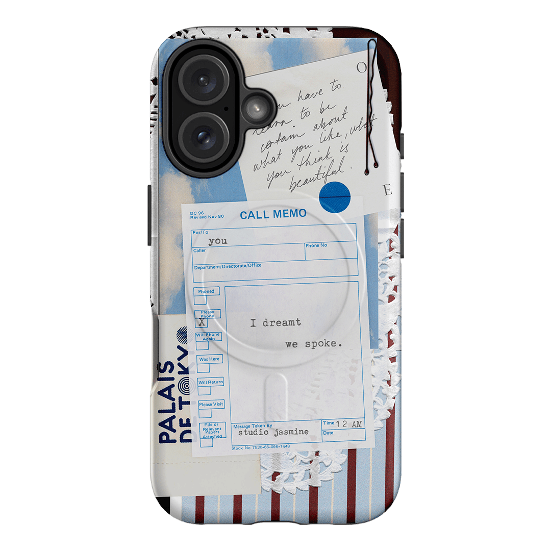 Call Memo Printed Phone Cases iPhone 16 / Armoured MagSafe by Jasmine Dowling - The Dairy