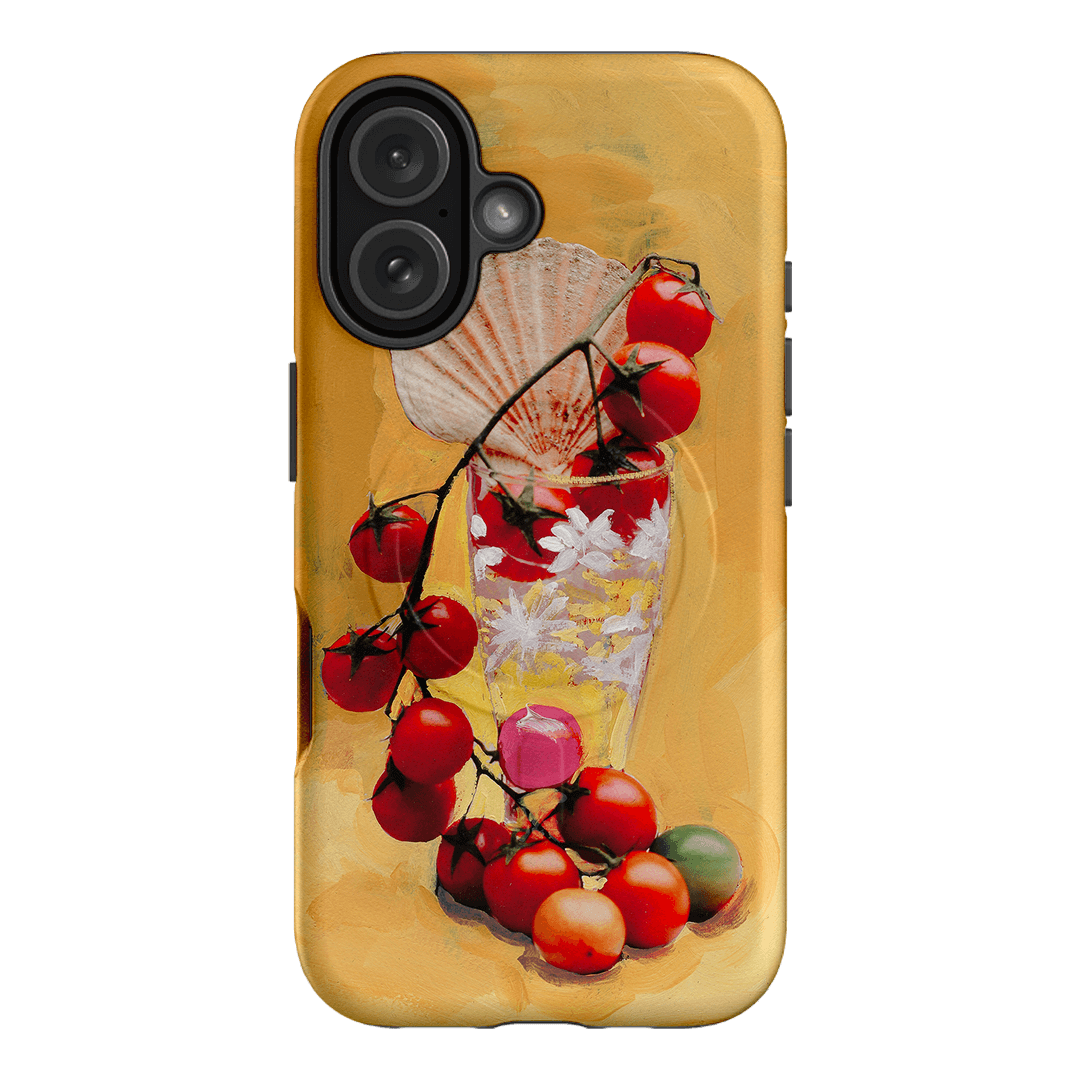 Cherry Tomatoes Printed Phone Cases iPhone 16 / Armoured MagSafe by Nicole Nelius - The Dairy