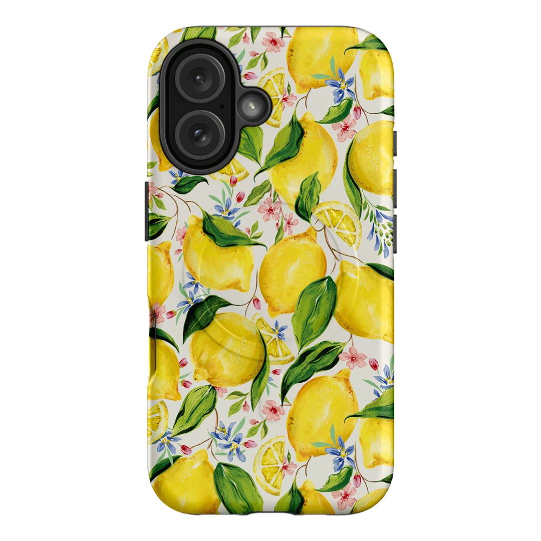 Citrus Lemon Printed Phone Cases iPhone 16 / Armoured MagSafe by Ellie Mae - The Dairy