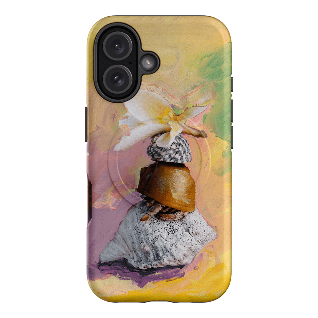 Frangipani Hermie Printed Phone Cases iPhone 16 / Armoured MagSafe by Nicole Nelius - The Dairy