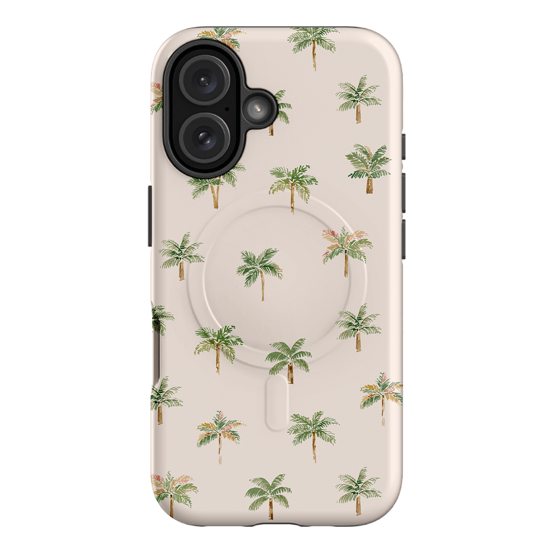 Mini Palms Printed Phone Cases iPhone 16 / Armoured MagSafe by Cass Deller - The Dairy