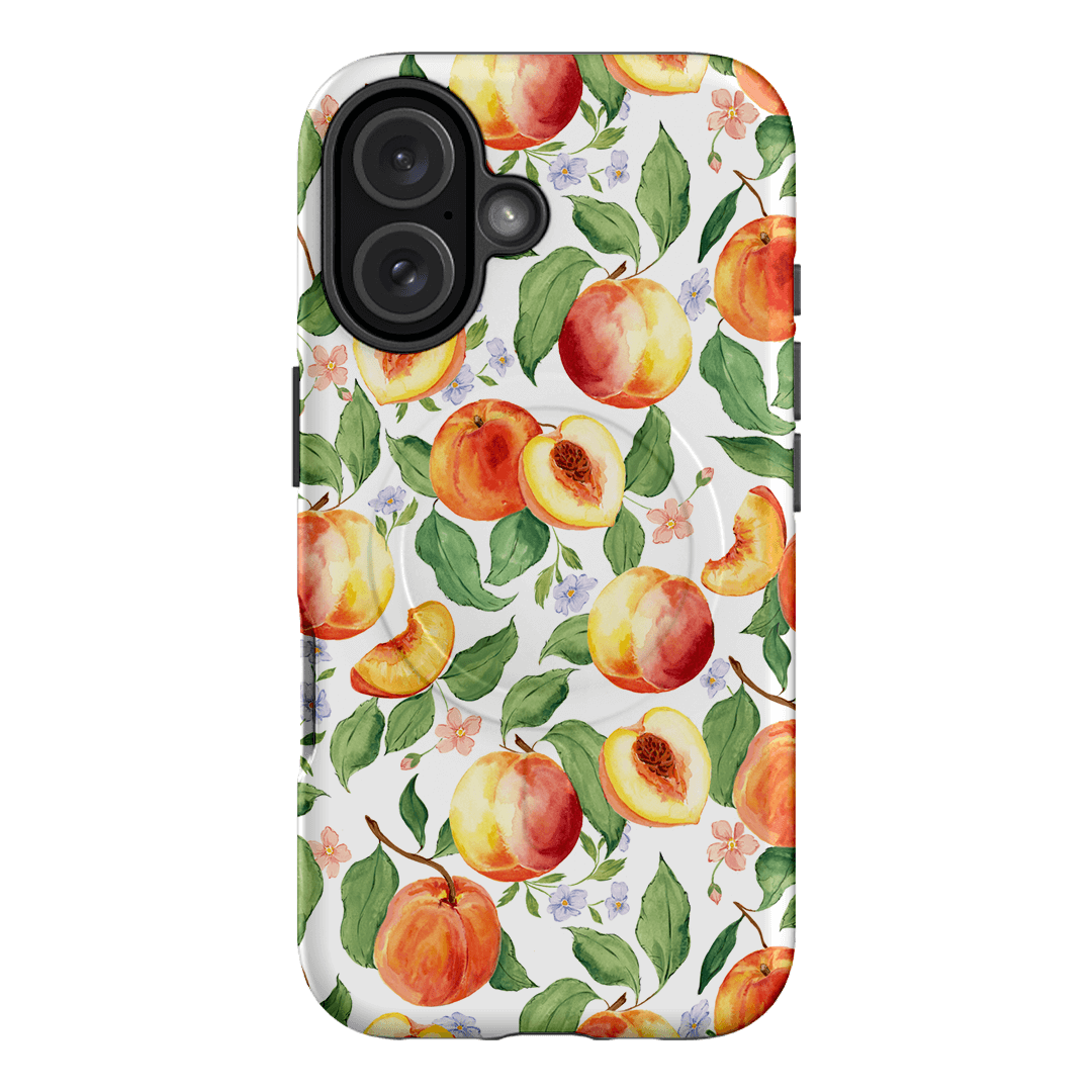 Peach Blossom Printed Phone Cases iPhone 16 / Armoured MagSafe by Ellie Mae - The Dairy