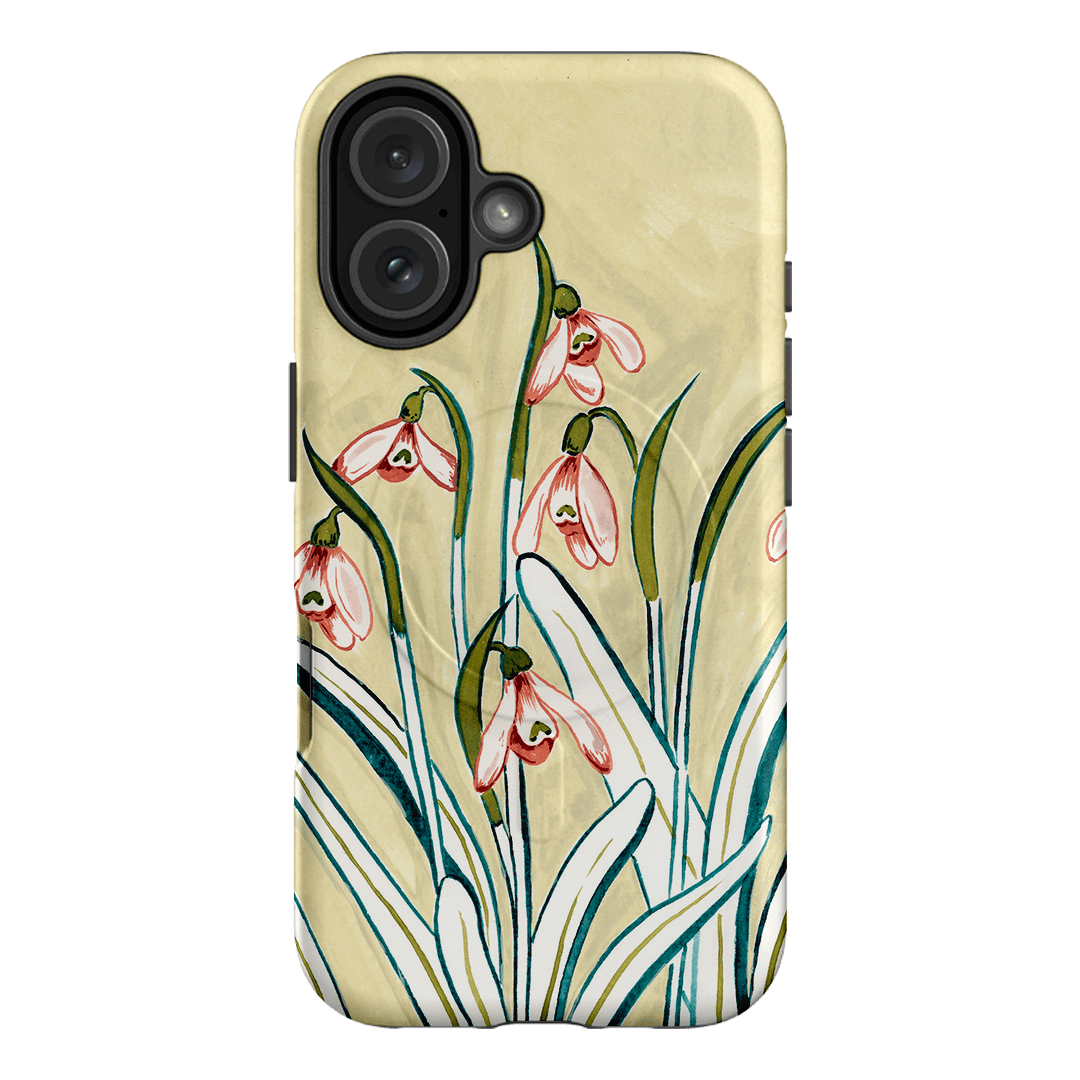 Snowdrop Printed Phone Cases iPhone 16 / Armoured MagSafe by Ellie Mae - The Dairy
