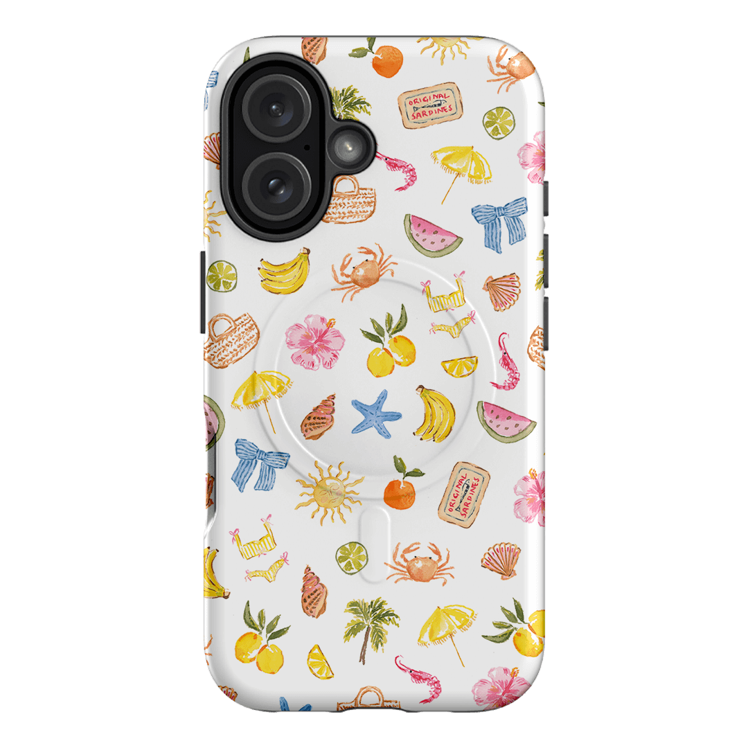 Summer Icons Printed Phone Cases iPhone 16 / Armoured MagSafe by Cass Deller - The Dairy