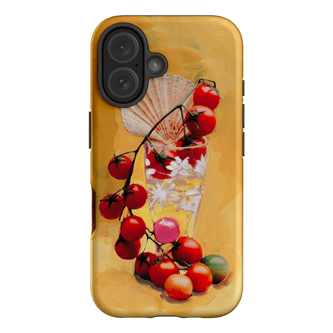 Cherry Tomatoes Printed Phone Cases iPhone 16 / Armoured by Nicole Nelius - The Dairy