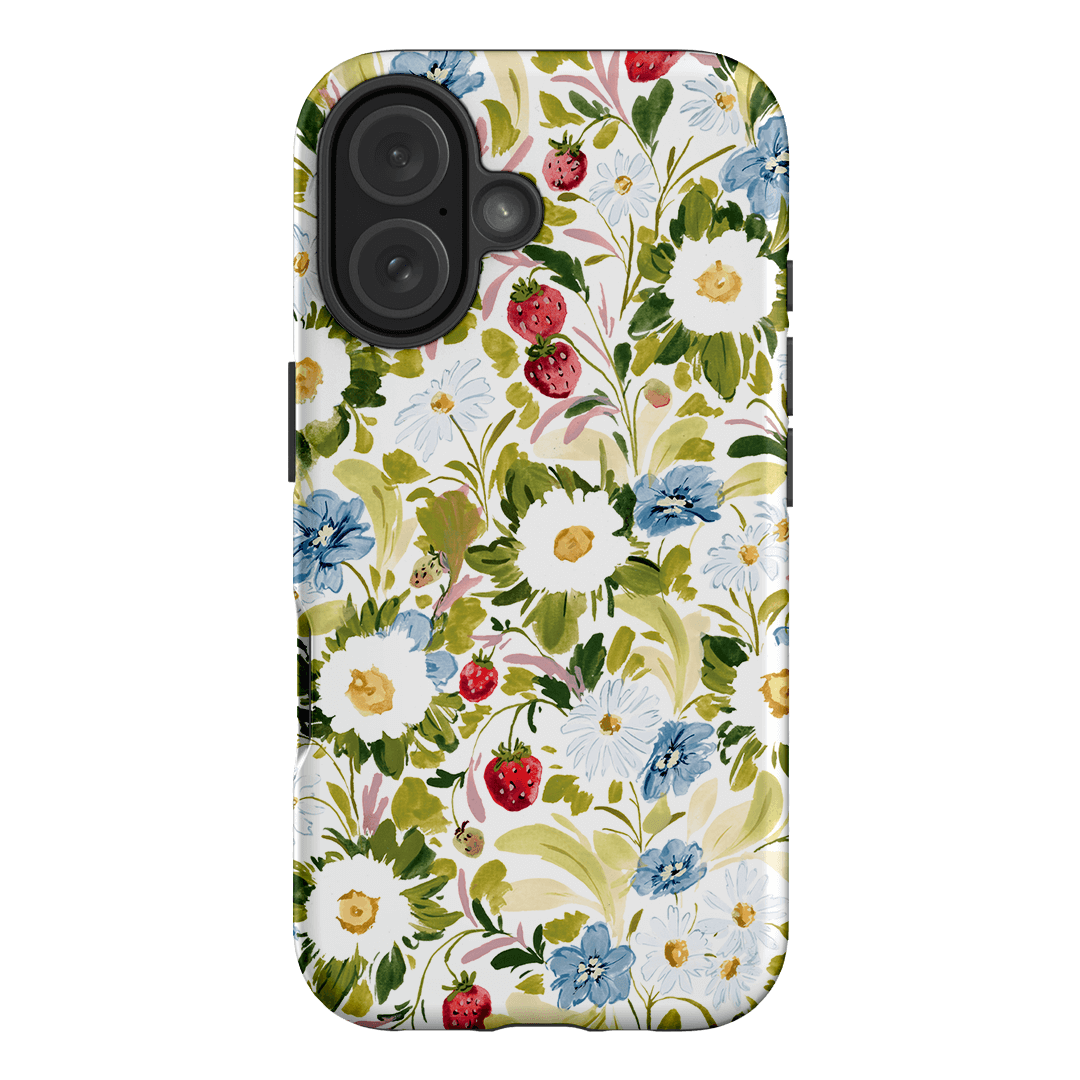Garden Strawberries Printed Phone Cases iPhone 16 / Armoured by Ellie Mae - The Dairy