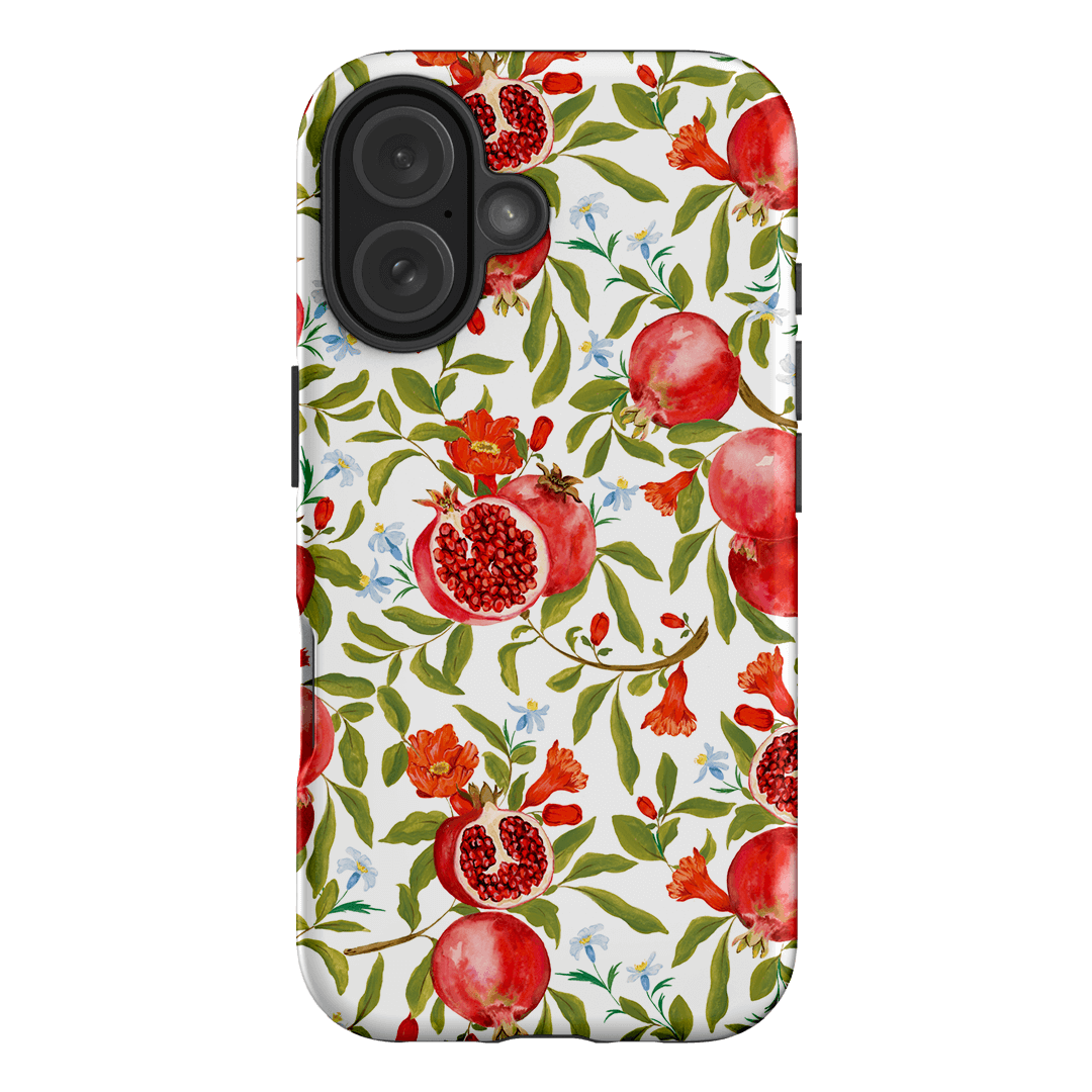 Pomegranate Printed Phone Cases iPhone 16 / Armoured by Ellie Mae - The Dairy
