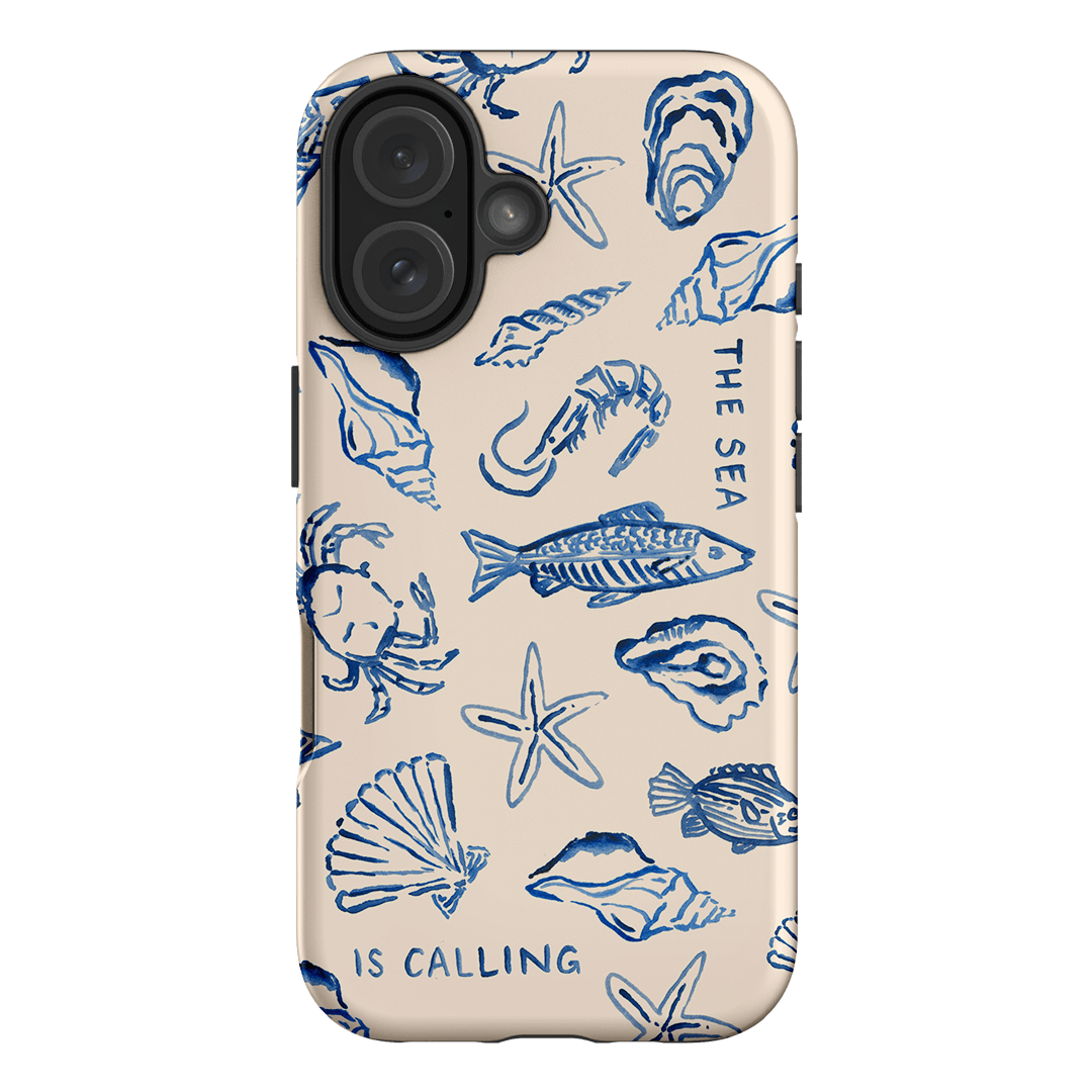 Sea Call Printed Phone Cases iPhone 16 / Armoured by Cass Deller - The Dairy