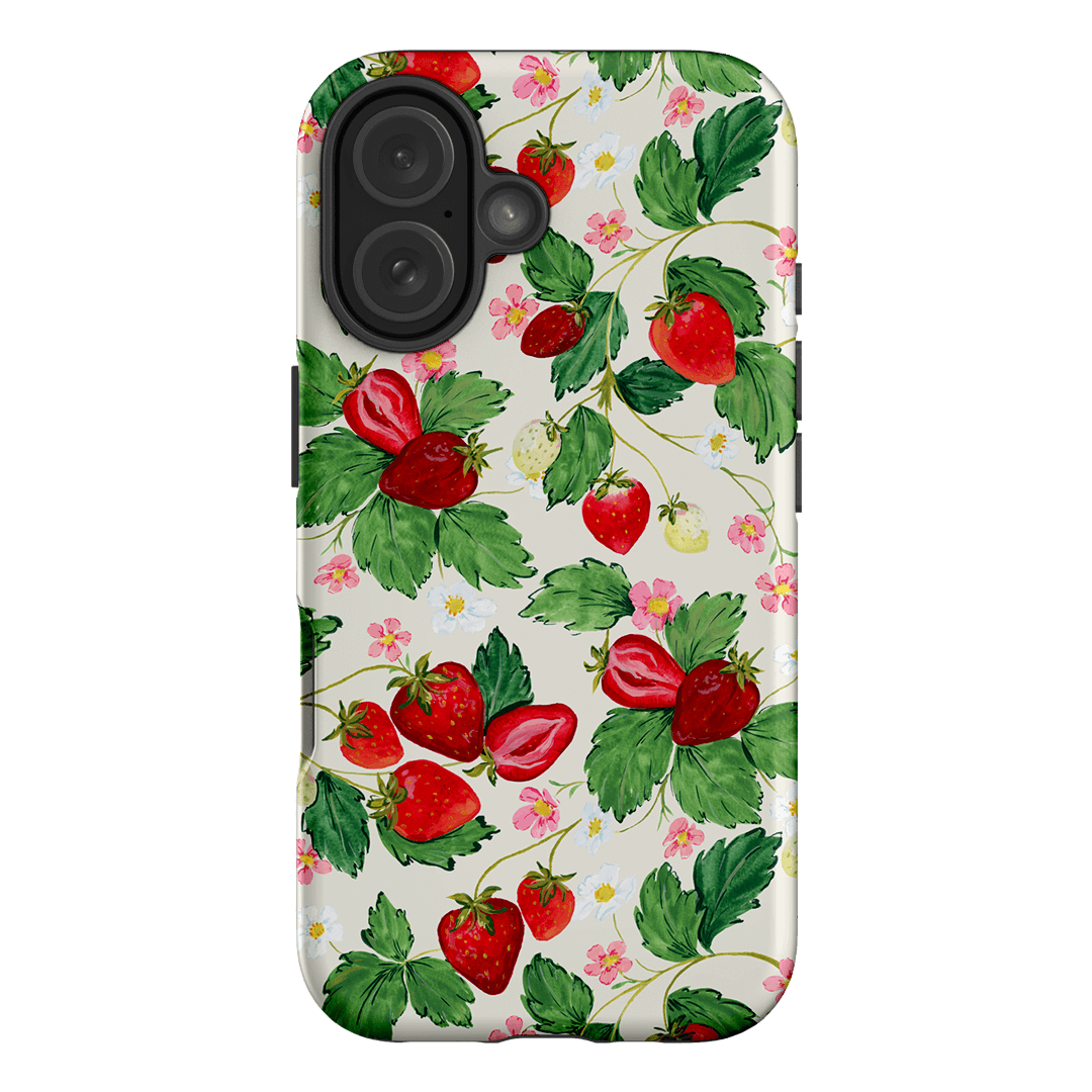 Strawberry Patch Printed Phone Cases iPhone 16 / Armoured by Ellie Mae - The Dairy