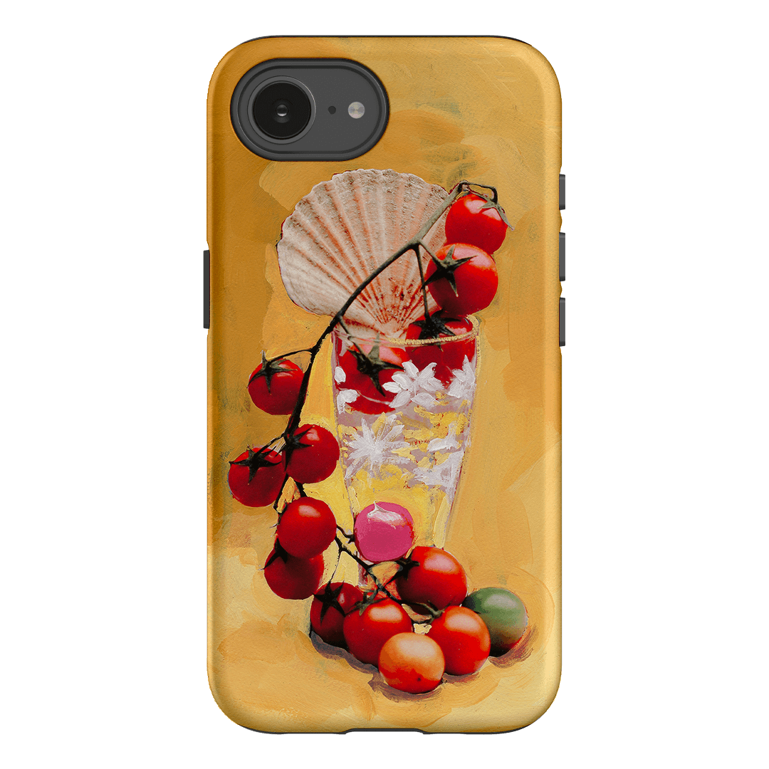 Cherry Tomatoes Printed Phone Cases iPhone 16E / Armoured by Nicole Nelius - The Dairy