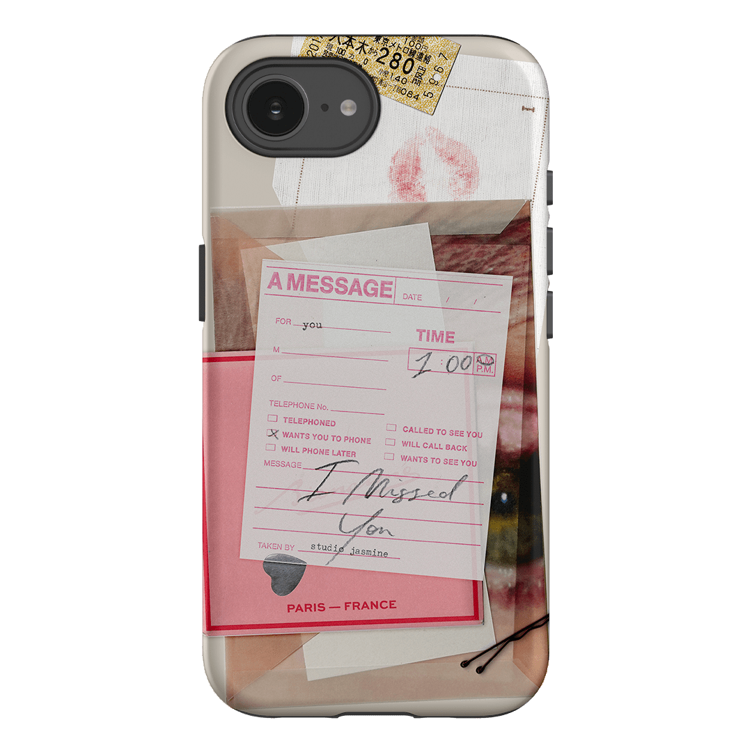 Missed Call Printed Phone Cases iPhone 16e / Armoured by Jasmine Dowling - The Dairy