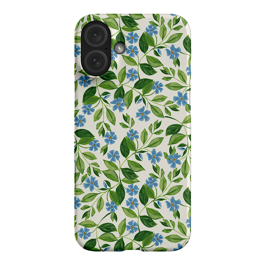 Blue Vines Printed Phone Cases iPhone 16 Plus / Snap by Ellie Mae - The Dairy