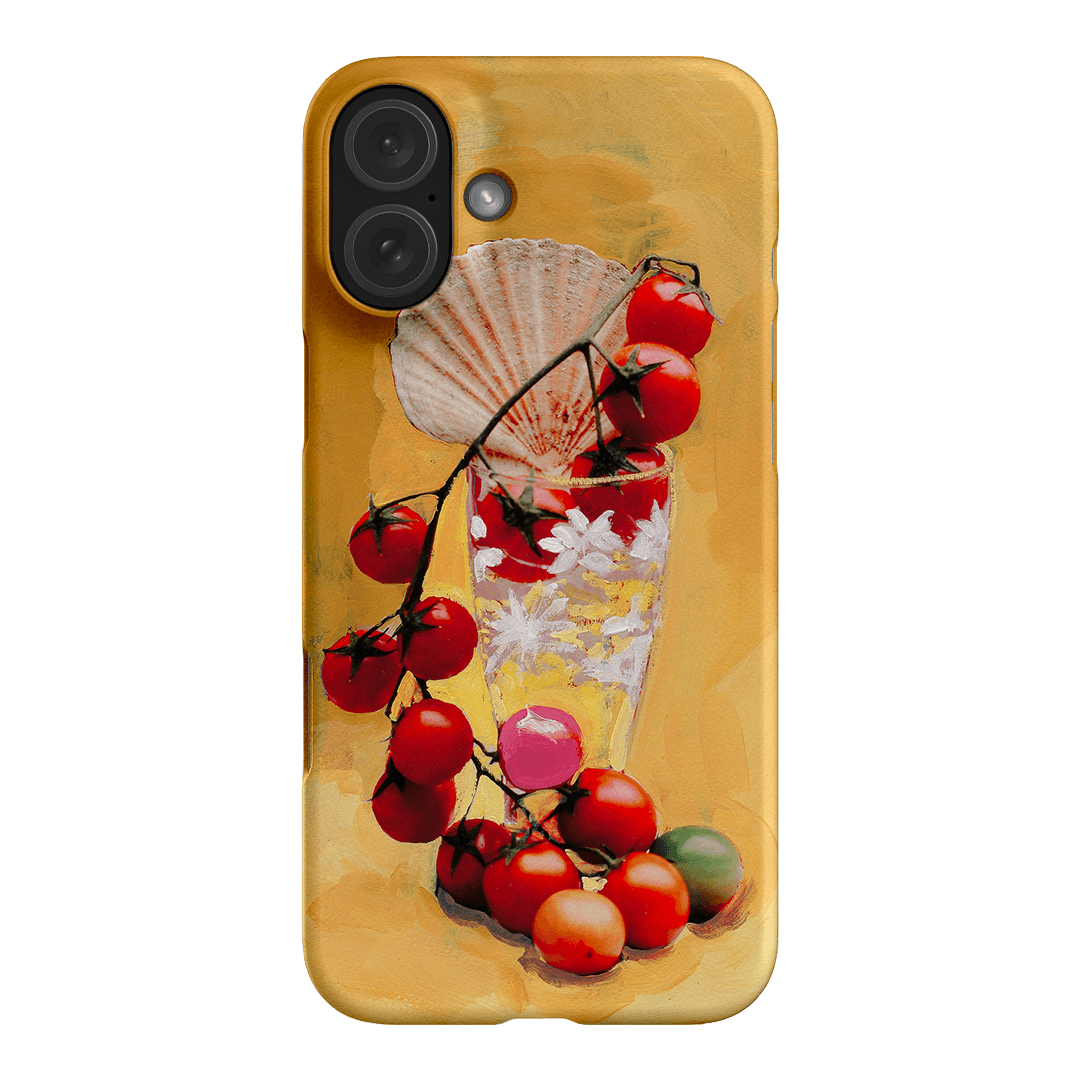 Cherry Tomatoes Printed Phone Cases iPhone 16 Plus / Snap by Nicole Nelius - The Dairy