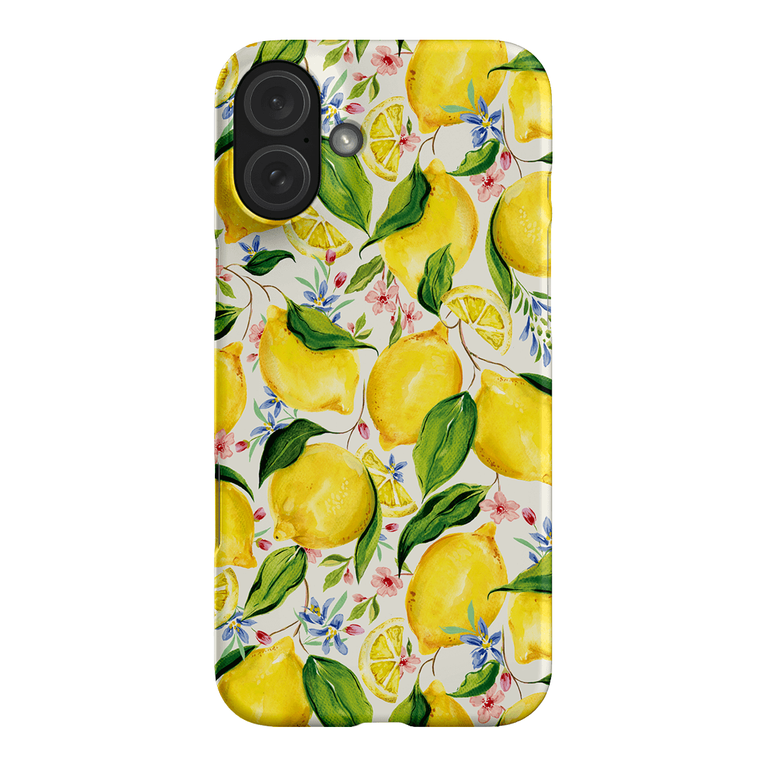 Citrus Lemon Printed Phone Cases iPhone 16 Plus / Snap by Ellie Mae - The Dairy