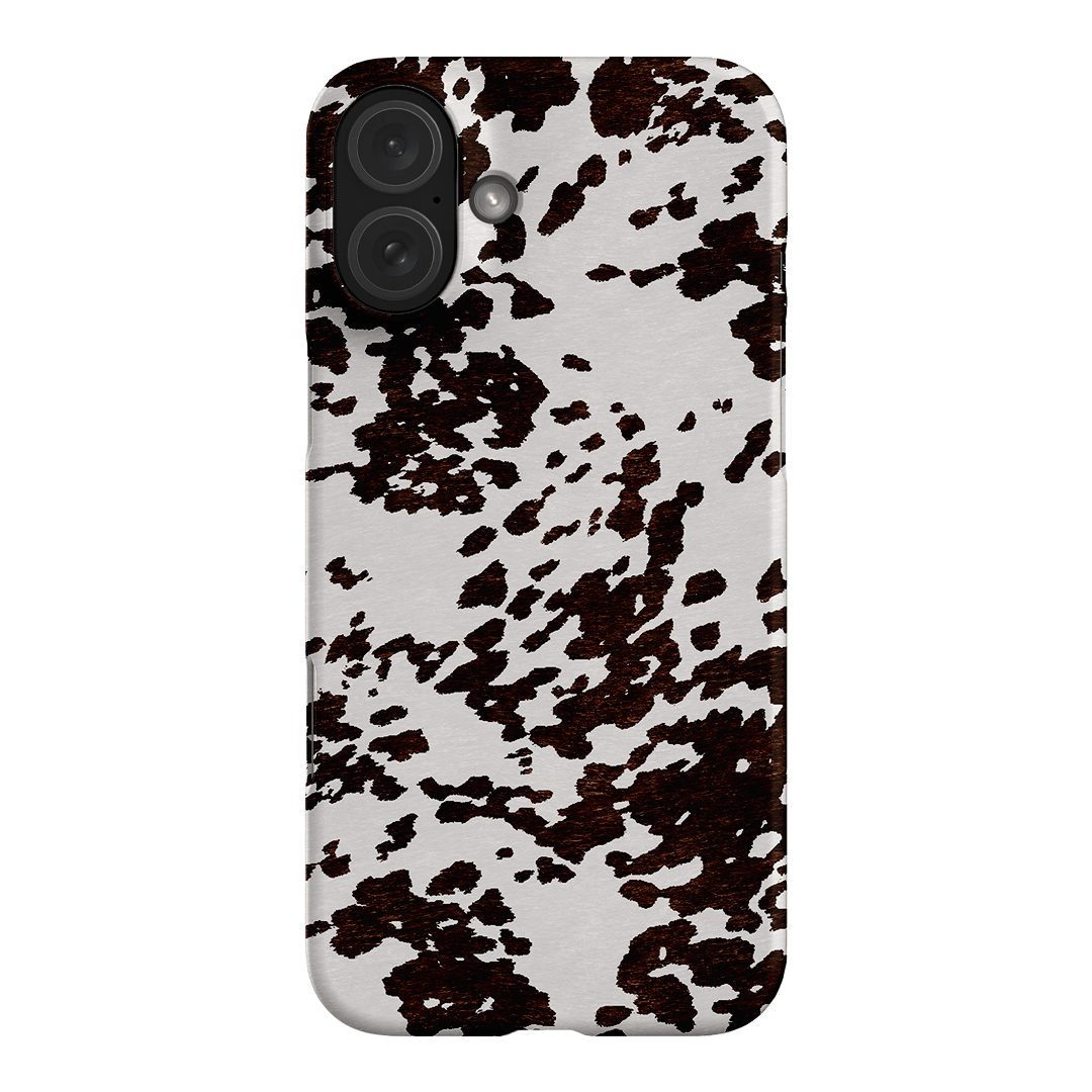 Cowhide Charm Printed Phone Cases iPhone 16 Plus / Snap by The Dairy - The Dairy