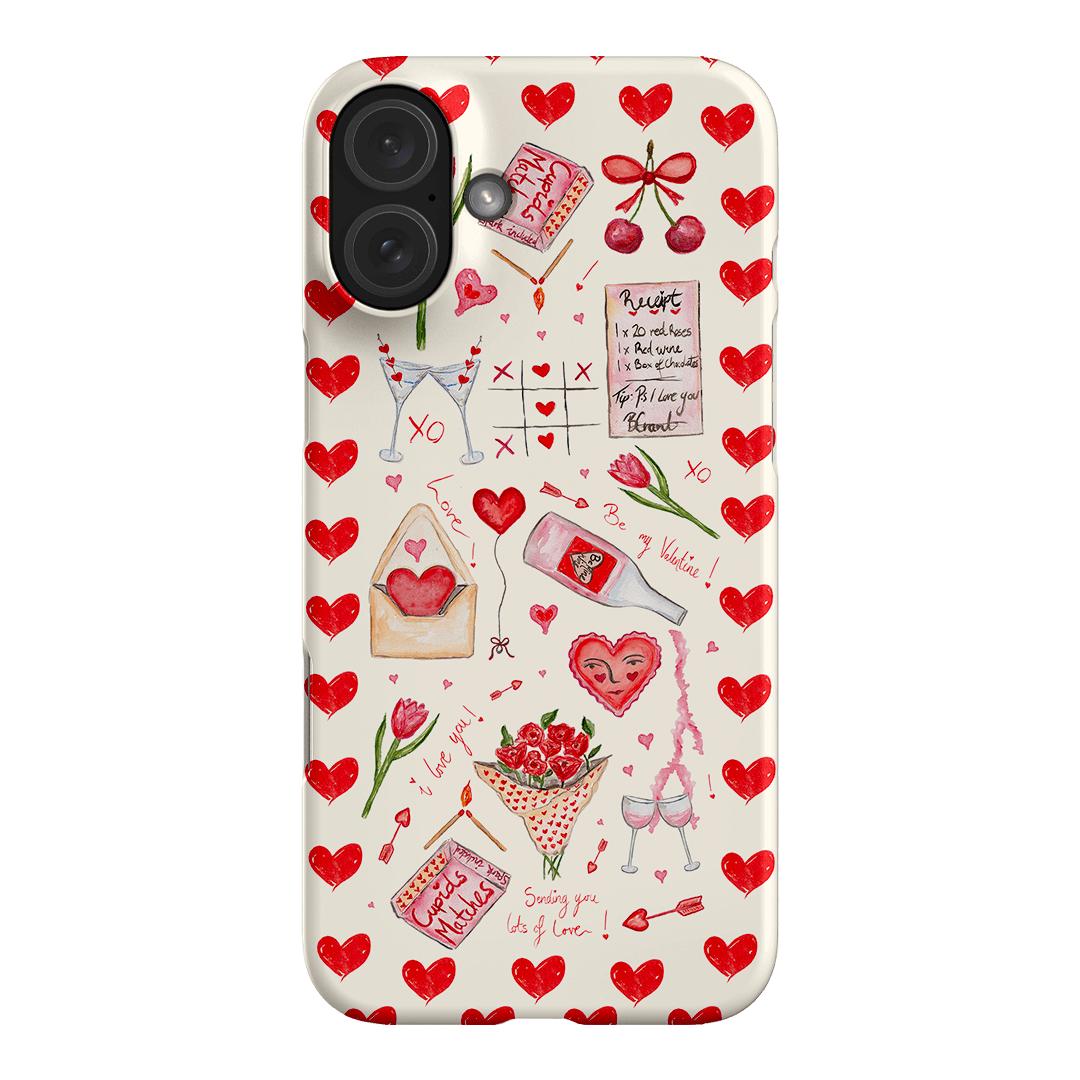 Love Note Printed Phone Cases iPhone 16 Plus / Snap by BG. Studio - The Dairy