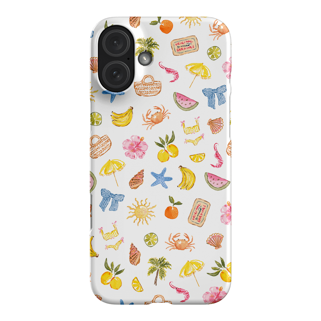 Summer Icons Printed Phone Cases iPhone 16 Plus / Snap by Cass Deller - The Dairy