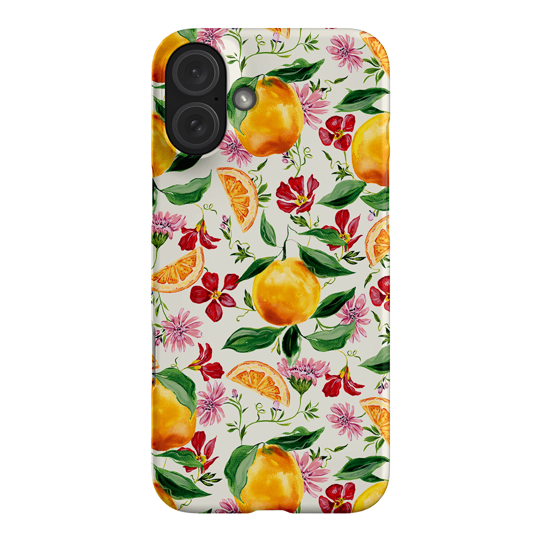 Sweet Orange Printed Phone Cases iPhone 16 Plus / Snap by Ellie Mae - The Dairy