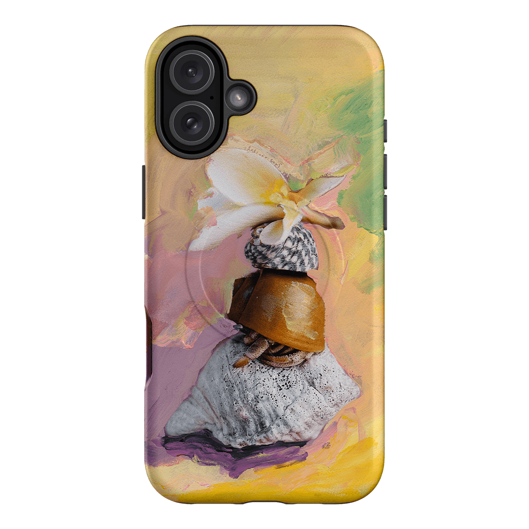 Frangipani Hermie Printed Phone Cases iPhone 16 Plus / Armoured MagSafe by Nicole Nelius - The Dairy
