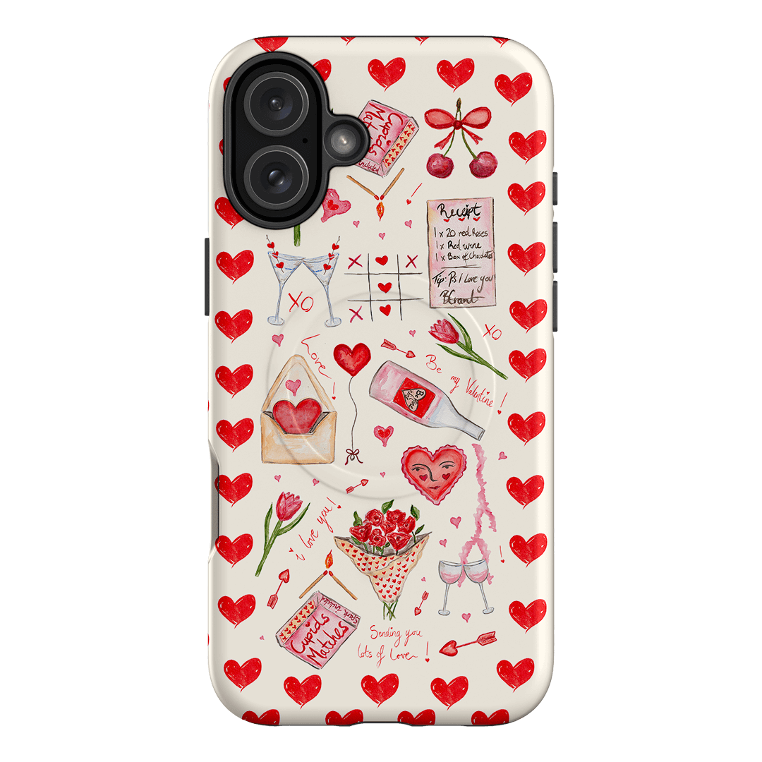 Love Note Printed Phone Cases iPhone 16 Plus / Armoured MagSafe by BG. Studio - The Dairy
