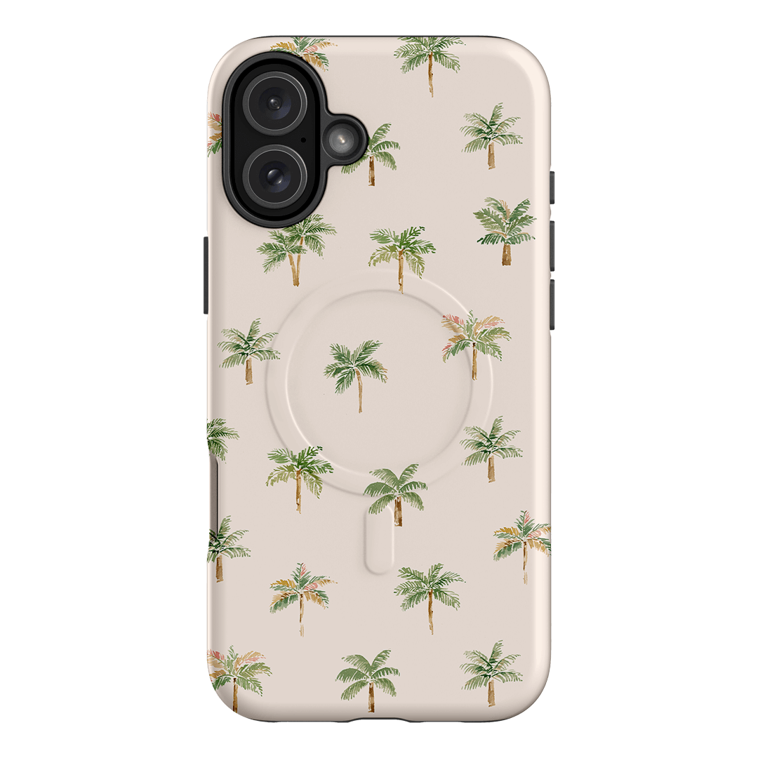 Mini Palms Printed Phone Cases iPhone 16 Plus / Armoured MagSafe by Cass Deller - The Dairy