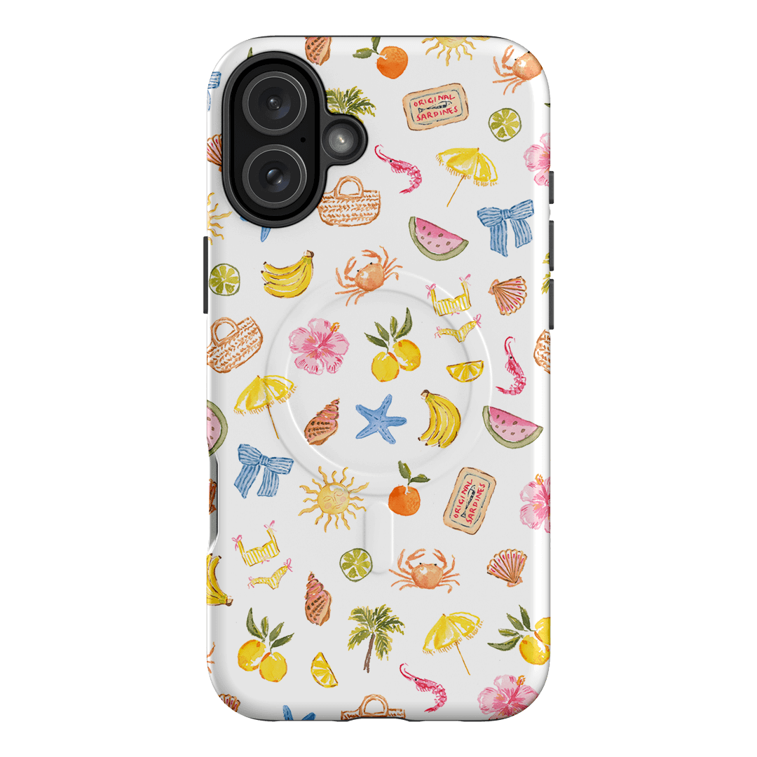 Summer Icons Printed Phone Cases iPhone 16 Plus / Armoured MagSafe by Cass Deller - The Dairy